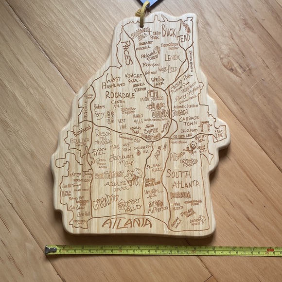 NWT ATLANTA map Charcuterie board - Picture 2 of 5